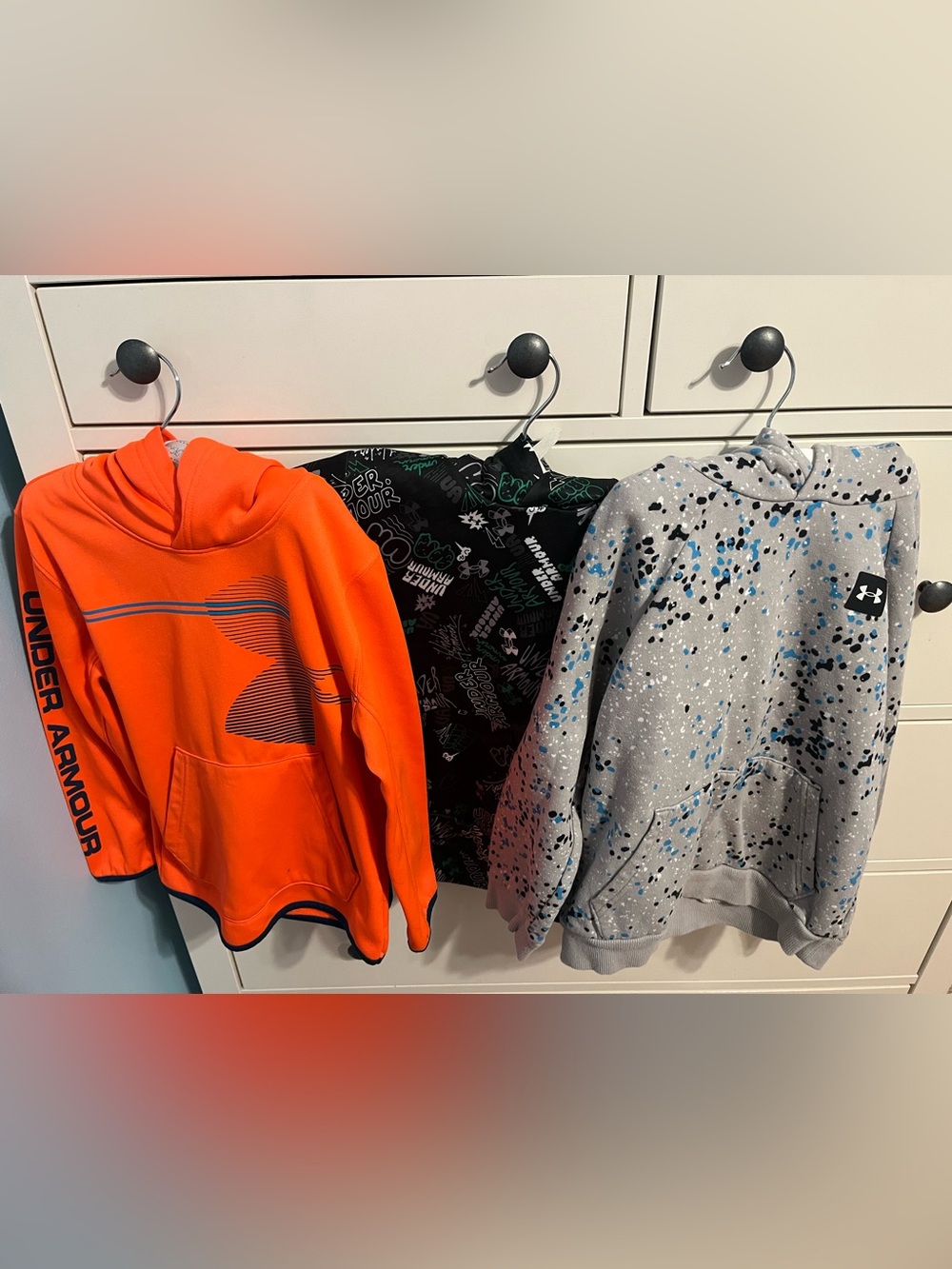 3 kids Under Armour Hoodies